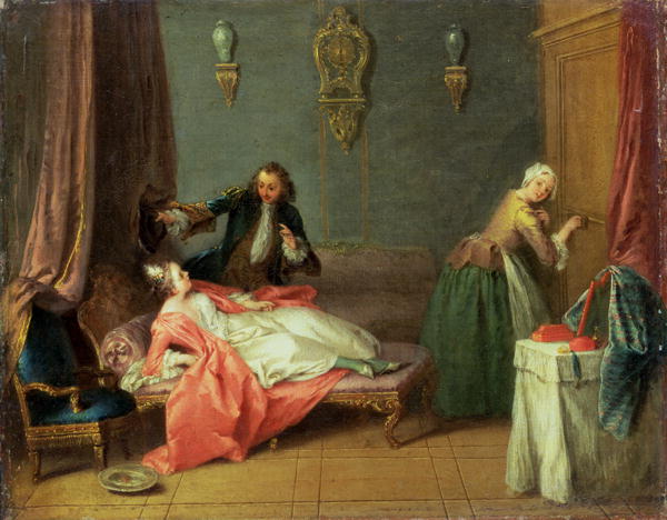 The Boudoir by Jean-Baptiste Joseph Pater, c.1730